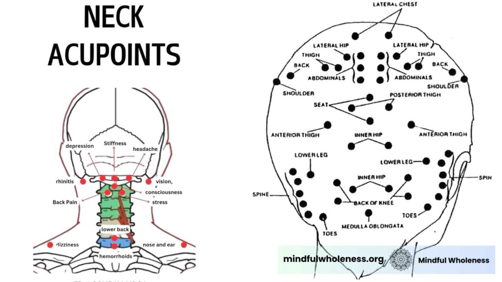 Acupoint reflexology chart & Shiatsu therapy guide by Mindfulwholeness, Mumbai